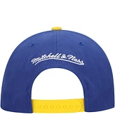 Mitchell & Ness Men's Royal/Gold Golden State Warriors Team Up Classic Edition Adjustable Hat