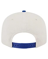 New Era Men's Cream New York Knicks Corduroy Two-Tone 9FIFTY Snapback Hat