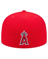 New Era Men's Red Los Angeles Angels Ransom 59FIFTY Fitted Hat