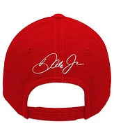 Jr Motorsports Official Team Apparel Men's Red Dale Earnhardt Jr. Budweiser Sponsor Adjustable Hat