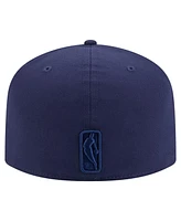 New Era Men's Navy Memphis Grizzlies Colorpack A-Frame Pinch Front 59FIFTY Fitted Hat