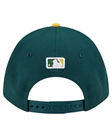 New Era Big Boys and Girls Green Athletics Player Replica 9FORTY Adjustable Hat