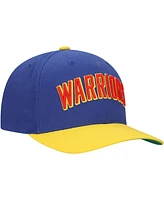 Mitchell & Ness Men's Royal/Gold Golden State Warriors Team Up Classic Edition Adjustable Hat