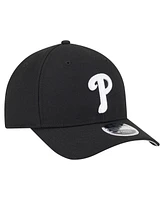 New Era Men's Black Philadelphia Phillies Player Replica 9FORTY Adjustable Hat