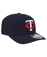 New Era Men's Navy Minnesota Twins Player Replica 9SEVENTY Adjustable Hat