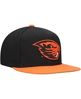 Mitchell & Ness Men's Black/Orange Oregon State Beavers 2-Tone 2.0 Snapback Hat