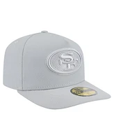 New Era Men's Gray San Francisco 49ers Color Pack 59FIFTY Fitted Hat