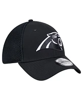 New Era Men's Black Carolina Panthers Main Neo 39THIRTY Flex Hat