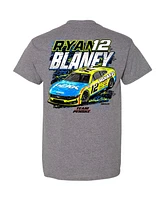 Team Penske Men's Heather Gray Ryan Blaney Car T-Shirt