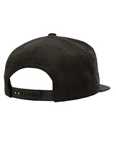 Mitchell & Ness Men's Black Boston Bruins Soul Strike Tonal Snapback Hat