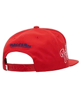 Mitchell & Ness Men's Red Philadelphia Phillies Big Time Snapback Hat