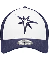 New Era Men's Navy/White Tampa Bay Rays 2023 On-Field Batting Practice 39THIRTY Flex Hat