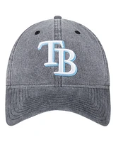 New Era Men's Black Tampa Bay Rays Rugged Team 9TWENTY Adjustable Hat