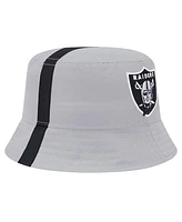 New Era Men's Gray Las Vegas Raiders Helmet Bucket Hat