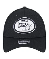 New Era Big Boys and Girls Black San Francisco 49ers Throwback Main B-Dub 9FORTY Adjustable Hat