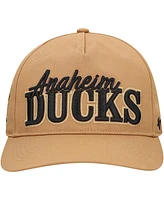 '47 Brand Men's Tan Anaheim Ducks Barnes Hitch Adjustable Hat