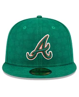 New Era Men's Kelly Green Atlanta Braves St. Patrick's Day 59FIFTY Fitted Hat