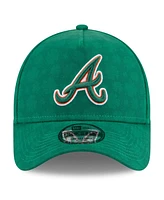 New Era Men's Kelly Green Atlanta Braves St. Patrick's Day A-Frame 9FORTY Adjustable Hat