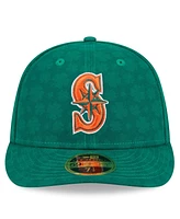 New Era Men's Kelly Green Seattle Mariners St. Patrick's Day Low Profile 59FIFTY Fitted Hat