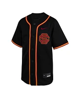 Nike Big Boys and Girls Black Usc Trojans Limited Baseball Jersey