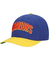 Mitchell & Ness Men's Royal/Gold Golden State Warriors Team Up Classic Edition Adjustable Hat