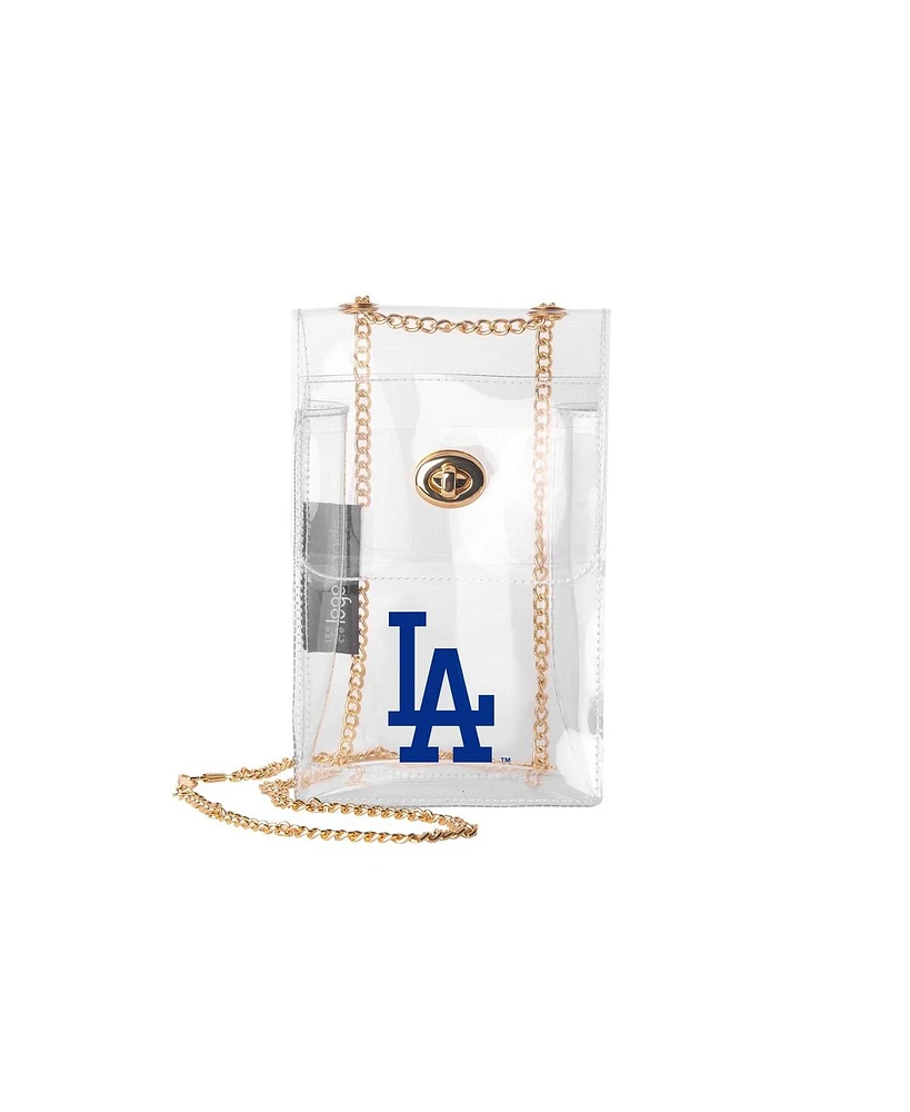 Logo Brands Los Angeles Dodgers Clear Essential Crossbody Purse