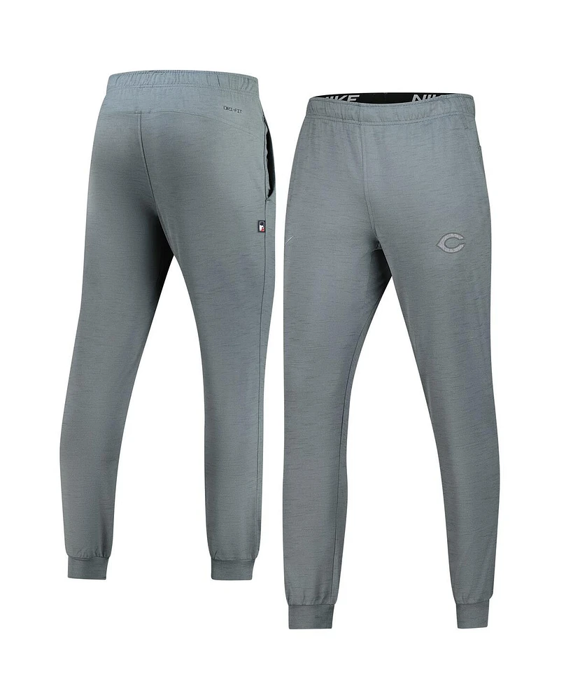 Nike Men's Heather Gray Cincinnati Reds Travel Performance Pants