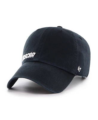 '47 Brand Men's Black Nascar Low Down Script Clean Up Adjustable Hat