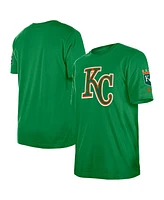New Era Men's Kelly Green Kansas City Royals St. Patrick's Day Shamrock Fill T-Shirt