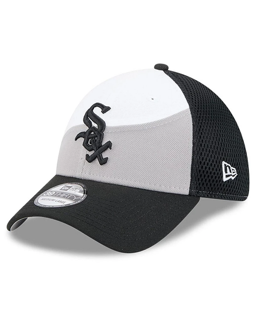 New Era Men's Gray/Black Chicago White Sox 2025 Spring Training 39THIRTY Flex Hat