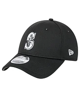 New Era Men's Black Seattle Mariners Pivot 9FORTY Adjustable Hat
