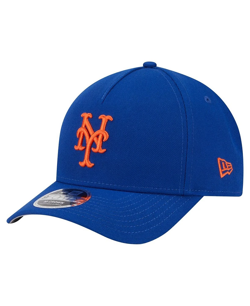 New Era Men's Royal New York Mets 9FORTY M-Crown Adjustable Hat