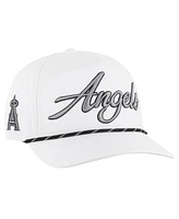 '47 Brand Men's White Los Angeles Angels Overhand Speckle Hitch Rope Adjustable Hat