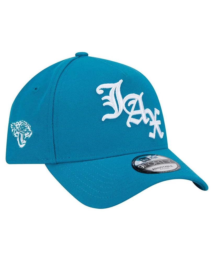 New Era Men's Teal Jacksonville Jaguars Mystic 9FORTY A-Frame Adjustable Hat