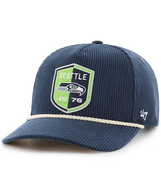 '47 Brand x Stoney Clover Lane Men's and Women's College Navy Seattle Seahawks Touch Down Hitch Adjustable Hat