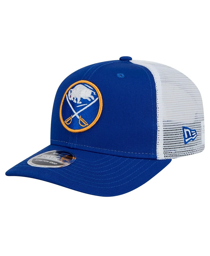 New Era Men's Royal Buffalo Sabres Core Trucker 9SEVENTY Stretch-snap Hat