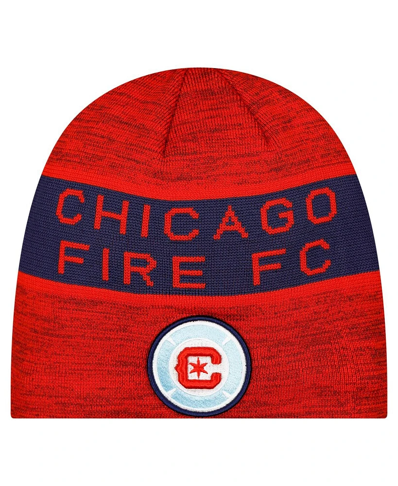 New Era Men's Red Chicago Fire 2025 Kickoff Beanie Hat