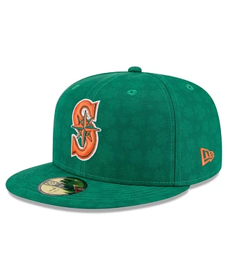 New Era Men's Kelly Green Seattle Mariners St. Patrick's Day 59FIFTY Fitted Hat