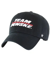 '47 Brand Men's Black Team Penske Clean Up Adjustable Hat