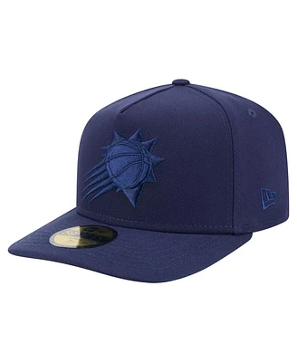 New Era Men's Navy Phoenix Suns Colorpack A-Frame Pinch Front 59FIFTY Fitted Hat