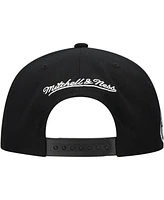 Mitchell & Ness Men's Black New Jersey Devils Team Snapback Hat