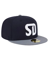 New Era Men's Navy San Diego Fc 2025 Kickoff 59FIFTY Fitted Hat