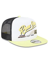 New Era Men's Black Ryan Blaney 9FIFTY A-Frame Retro Script Snapback Hat