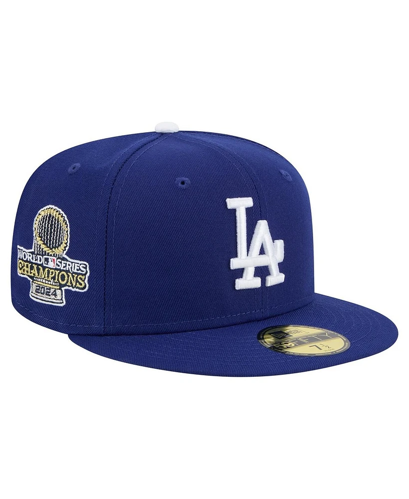 New Era Men's Royal Los Angeles Dodgers 2024 World Series Champions 59FIFTY Fitted Hat