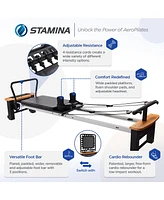 Stamina 55-5556 AeroPilates Pro Xp Reformer Whole Body Resistance Workout System