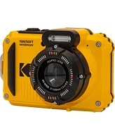 Kodak Pixpro WPZ2 16MP Full Hd Waterproof Rugged Digital Camera, Yellow, Bundle with 32GB Memory Card and Camera Bag