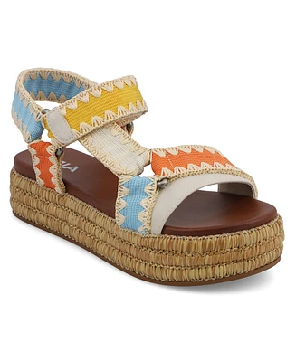 Mia Women's Malti Flatform Round Toe Sandals