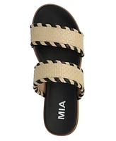 Mia Women's Vella Slide Round Toe Sandals