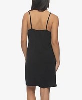 Felina Women's Elysees Sleeveless Satin V-Neck Chemise