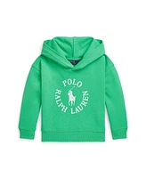 Polo Ralph Lauren Toddler and Little Girls Big Pony Logo French Terry Hoodie